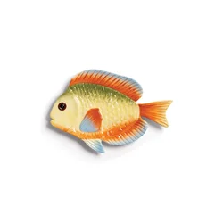&k amsterdam Krožnik Plate Fish Rainbow