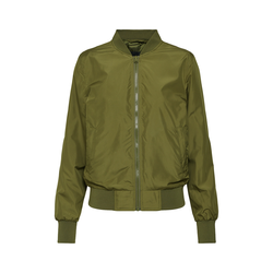 Womens Light Bomber Jacket - Olive