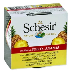 Schesir konzerva za pse sa mesom i voćem Dog Fruit, 150 g - piletina i jabuka