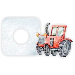 Zaščitna nalepka za stikalo v otroški sobi - Traktor