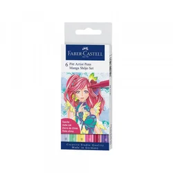 FABER CASTELL Set flomastera Pitt Art Manga 1/6 167155