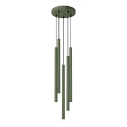 Sollux SL.1522 - Luster na sajli PASTELO 5xG9/8W/230V zelena