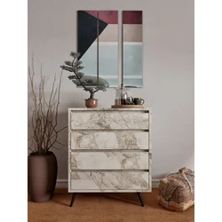 HANAH HOME Komoda Suvera Ephesus Marble