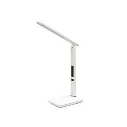 Immax 08934L - LED stona lampa KINGFISHER sa displejom LED/9W/230V, bela