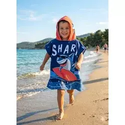 Ready Dečiji Ogrtač Pončo - Shark