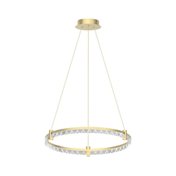 LED luster na sajli ELEGANCE LED/36W/230V, O 60 cm, zlatna