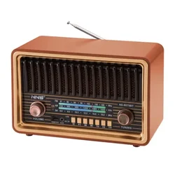 ELEMENTA Retro RGB Bluetooth Radio 8075BT