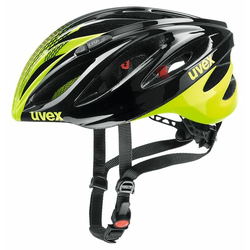 UVEX kolesarska čelada Boss Race, črna-zelena