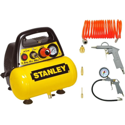 Stanley 6L kompresor brez olja + pnevmatski komplet