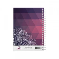 Helios sveska A6 mandala spirala dikto 100l ( C668 )