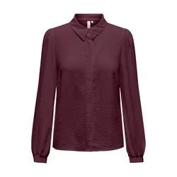 ONLY Bluza ONLMette vinsko rdeča