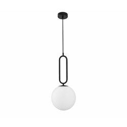 GRUS OBESEK E27 /IP20/MAT ČRNO NL9191252
