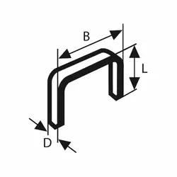 Bosch spajalica od tanke žice tip 53 11,4 x 0,74 x 8 mm 1609200365