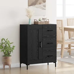 Kreveta Crni hrast 69.5 x 34 x 90 cm Konstruirano drvo