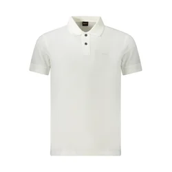 Boss Polo majica Prime 50507813 Bela Regular Fit