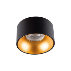 Kanlux 27575 - Ugradno plafonsko svetlo MINI RITI 1xGU10/25W/230V crno/zlatno