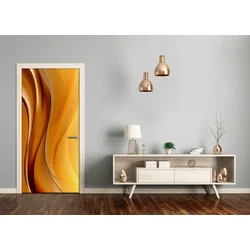 tulup.si Nalepka na vratih Abstraktna val 95x205 cm