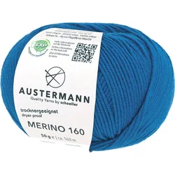 Austermann Merino 160 97610-232 Royal Blue Pletilna preja