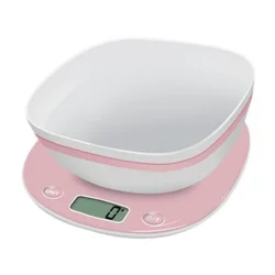 Terraillon Kuhinjska vaga Macaron Rose + bowl
