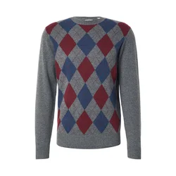 LEVIS ® Pulover modra / temno siva / rdeča