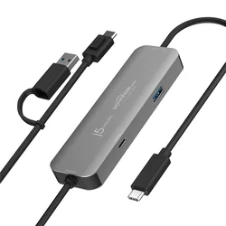 USB-C zvezdišče j5create Wormhole Switch™ CrossLink (JCH422)