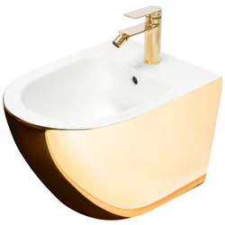 Rea Carlo Mini Gold White viseči bide