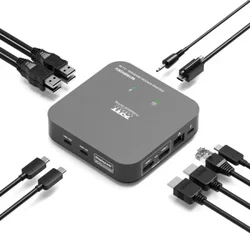 Port Designs docking station 2x4K 10 uređaja 85W