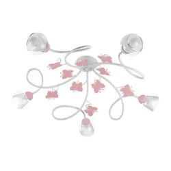 ONLI - Dečiji prislonjen plafonski luster BUTTERFLY 5xE14/6W/230V