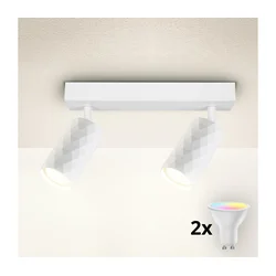 Brilagi - LED RGBW prigušiva reflektorska svetiljka SELE DIAMANT 2xGU10/6W/230V bela