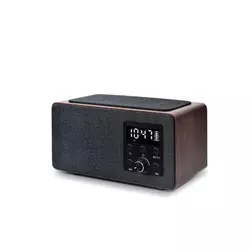 Radio budilica MANTA RDI910WC, FM, Bluetooth, HandsFree, QI punjač, microSD, baterija, LCD zaslon