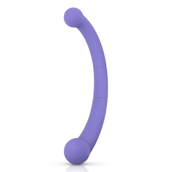 Good Vibes Only Double End Vibrator Jane Purple