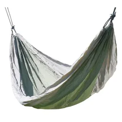 Hamaka Cattara NYLON 275x137cm zeleno-rjava