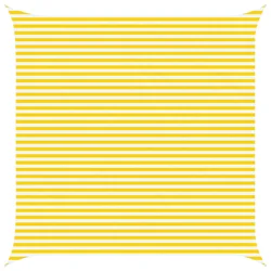 Jedro za sunce Žuta i bijela 5 x 5 m 100% poliester Oxford