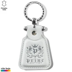 Princ Leather Kožni privezak, Beli