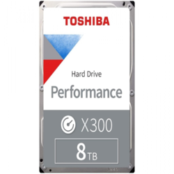 TOSHIBA 8TB 3.5 SATA III 256MB 7.200rpm HDWR180UZSVA X300 series