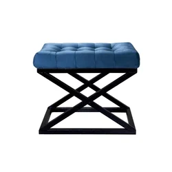Atelier del Sofa Tabure 50x42x40cm, Teget-Crno