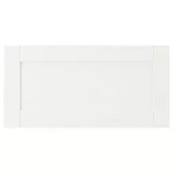 SMASTAD Front fioke, bela/s okvirom, 60x30 cm