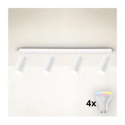 Brilagi - LED RGBW prigušiva spot svetiljka SELE DIAMANT 4xGU10/6W/230V bela