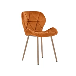 Jedilni stol MANGO VELVET, terakota