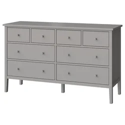 GULLABERG Predalnik z 8 predali, siva, 168x48x100 cm