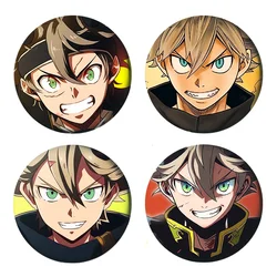 Set bedževa Anime Black Clover, 37 mm, 6 kom