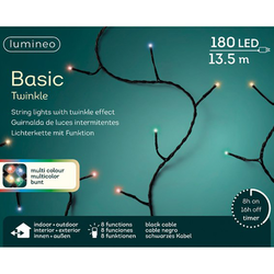 LUMINEO Lampice za jelku sa 180 LED dioda Twinkle 1350cm