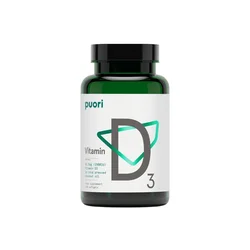 PUORI Vitamin D3 120 mekih kapsula