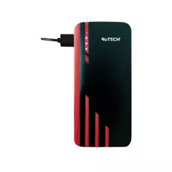 ROTECH Power Bank - 54006 - 6000 mAh, 1 x Micro USB, 2 x USB, Crna/Crvena