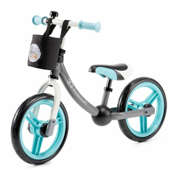 KinderKraft balansirajući bicikl 2way s dodatcima, tirkizan