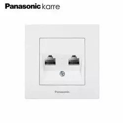 INFORMATIČKA DVOSTRUKA PRIKLJUČNICA 5E BIJELA KARRE PANASONIC