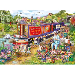 Gibsons - Puzzle Canal Boat Blooms - 1 000 kosov