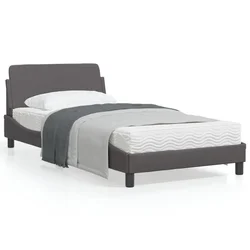 Okvir za krevet Dover sivi 100x200 cm od umjetne kože