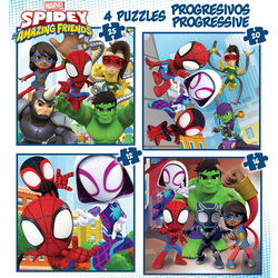 Educa - Puzzle 4v1 Spidey - 1 - 39 kosov