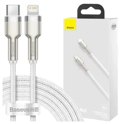 BASEUS Kabel Cafule USB-C na Lightning, PD, 20W, 2m (bel)